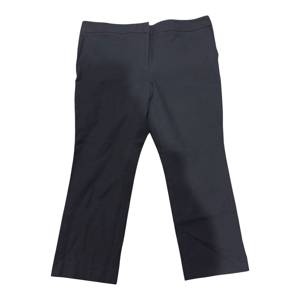 Ann Taylor Factory Signature Black Petite Stretch Trousers Pants 14P